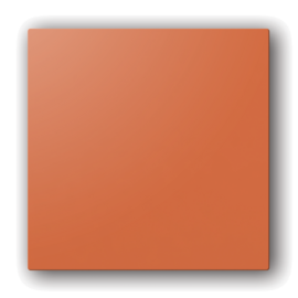 Plaque design ColorLINE® Ø 80 ou Ø 125 mm - Paprika